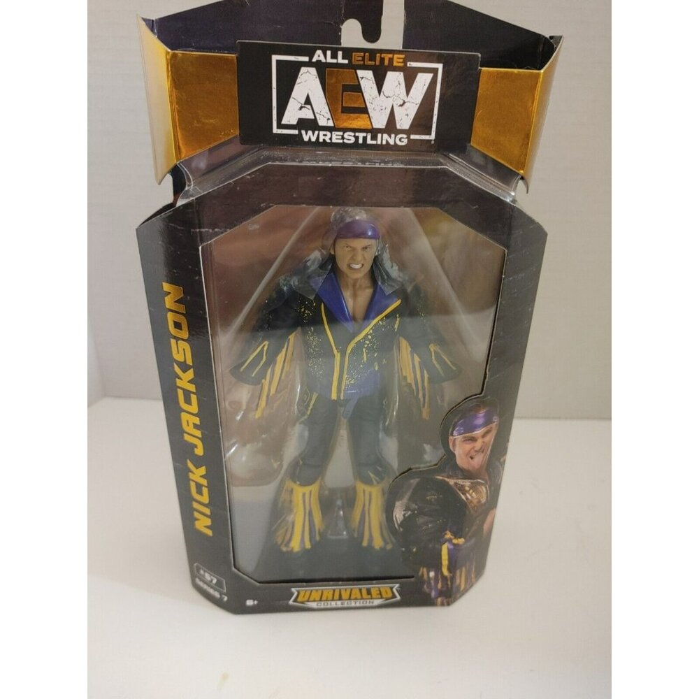 All Elite AEW Wrestling Series 7: Unrivaled Collection #57 NICK JACKSON Figure!